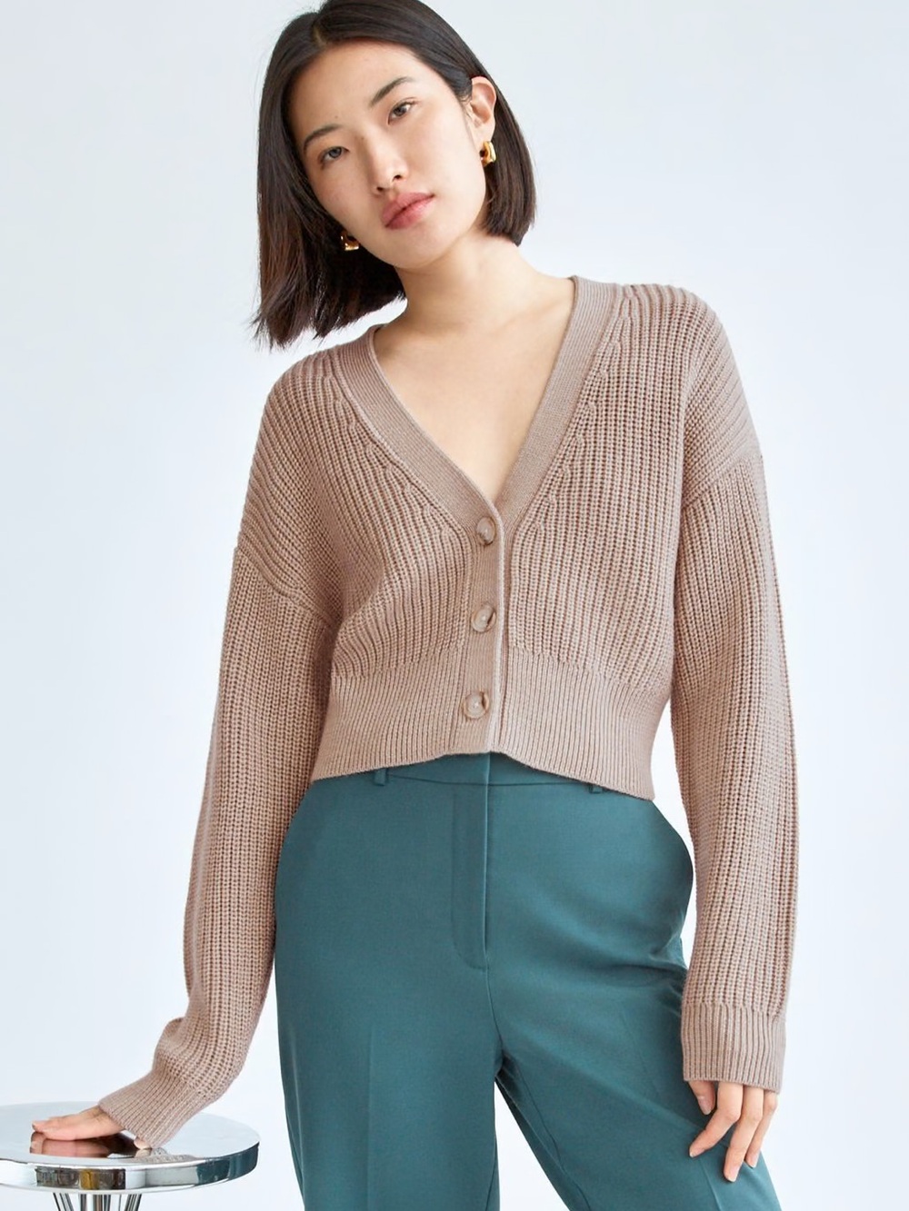 Aritzia Babaton Canberra Merino Wool Cardigan